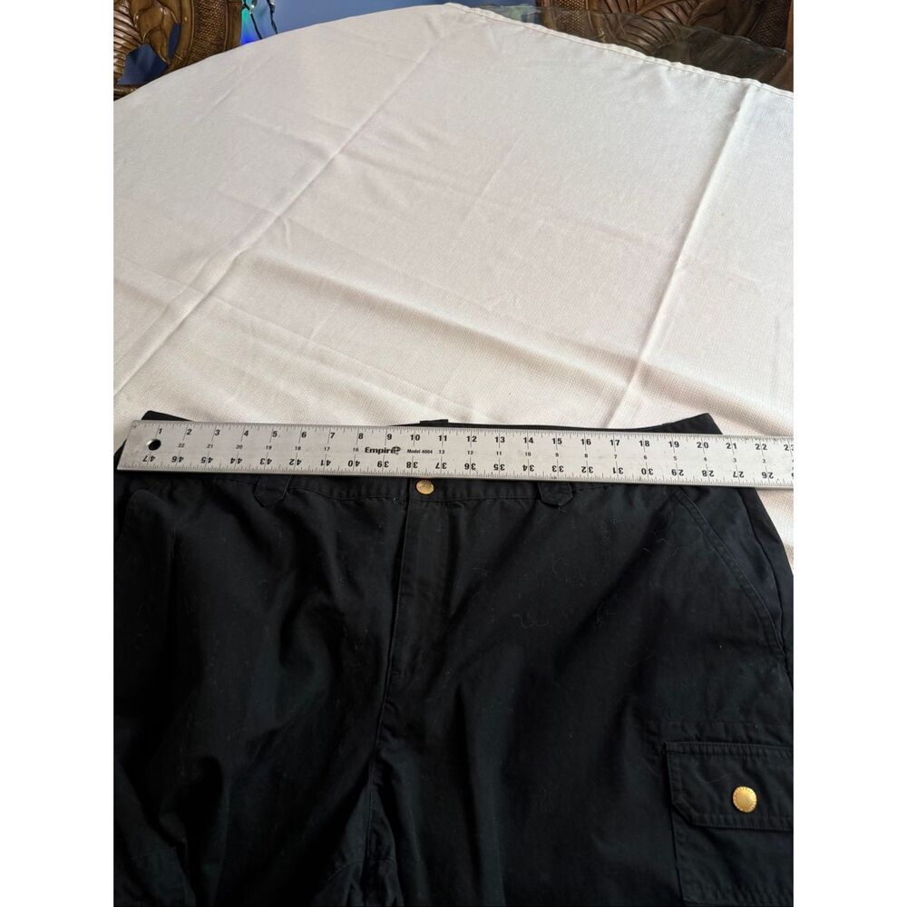 Lauren Ralph Lauren Women’s Vintage Y2K Black Cargo Pants Plus Size 20W - Picture 2 of 9